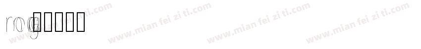 mo raga字体转换
